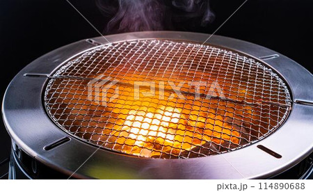 炭火焼肉の網 114890688