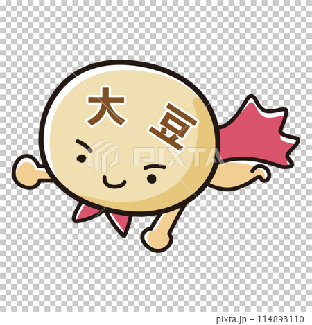 Illustration of soy hero character Illustration of soy hero character 114893110