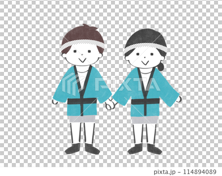 神輿の子ども達 114894089