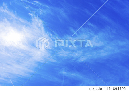 青空と白い雲 114895503