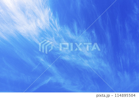 青空と白い雲 青空と白い雲 114895504