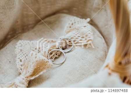 リングピロー 結婚指輪 114897488