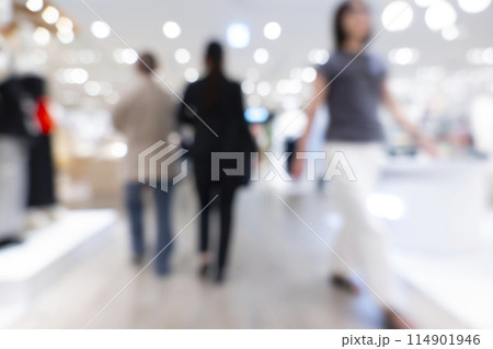 繁華街の背景ぼかし 繁華街の背景ぼかし 114901946