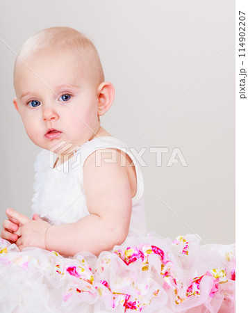 Little girl child portrait 114902207