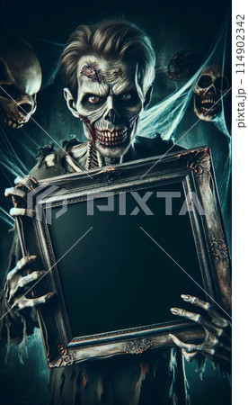 ゾンビがフレームを持っている ゾンビがフレームを持っている 114902342