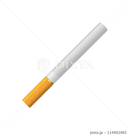 Cigarette icon in flat style. Smoking vector illustration on isolated background. Tobacco sign business concept. Cigarette icon in flat style. Smoking vector illustration on isolated background. Tobacco sign business concept. 114902965
