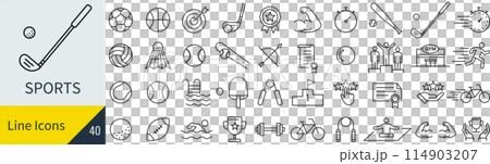sport icon set 114903207