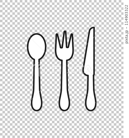 餐具簡單圖解 114903322