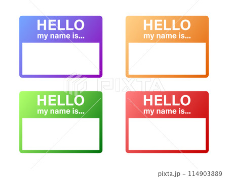 Hello speech bubble icon in flat style. Hi message vector illustration on isolated background. Welcome sign business concept. Hello speech bubble icon in flat style. Hi message vector illustration on isolated background. Welcome sign business concept. 114903889