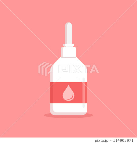 Pills capsules icon in flat style. Medical tablet vector illustration on isolated background. Healthcare drug sign business concept. 114903971