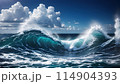 ダイナミックな海 114904393