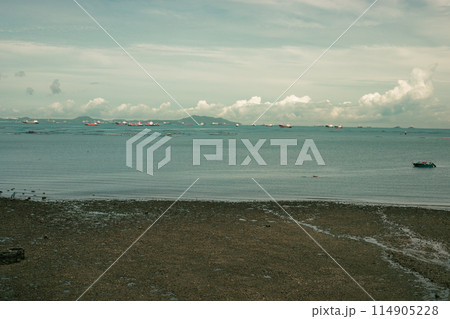 Landscape of Sriracha with sea 114905228