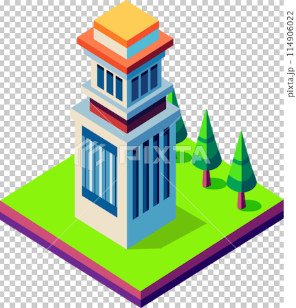 Isometric urban megalopolis top view of the city infrastructure town, Isometric urban megalopolis top view of the city infrastructure town, 114906022