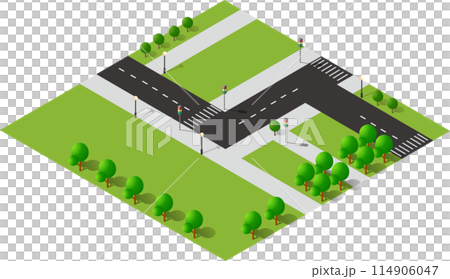 A Buildings isometric game asset art style 3D cityscape view of the top 114906047