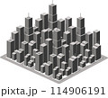 Isometric urban megalopolis top view of the city infrastructure town, 114906191
