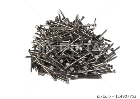 black dry grass isolated on white background 114907752