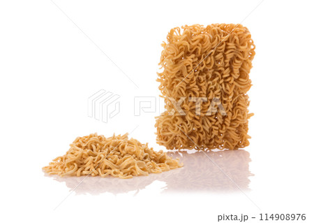 instant noodles isolated on white background instant noodles isolated on white background 114908976