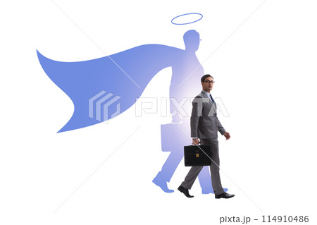 Businessman in the alter ego concept Businessman in the alter ego concept 114910486