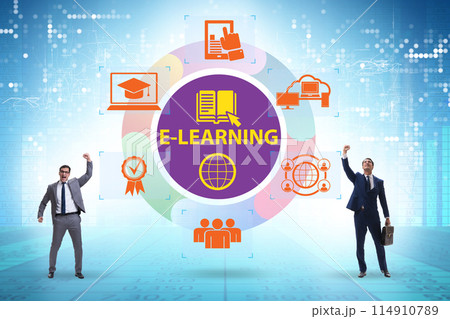 E-learning concept as modern way of education E-learning concept as modern way of education 114910789