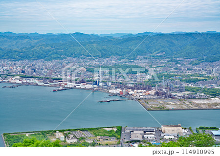 【太華山展望台より周南市を一望】 山口県周南市栗屋 太華山 114910995