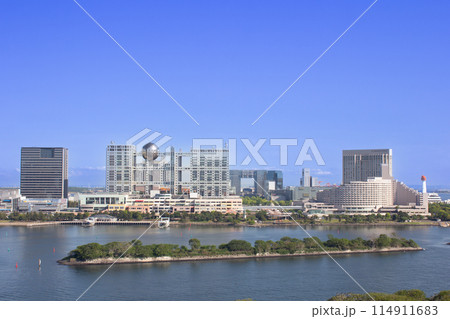お台場の都市風景 114911683