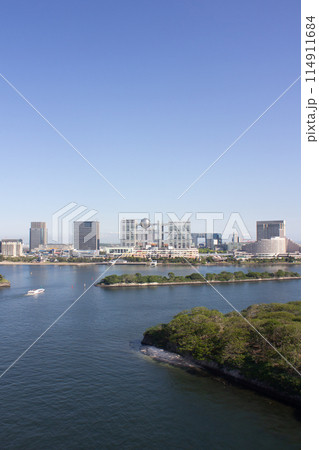 お台場の都市風景 114911684
