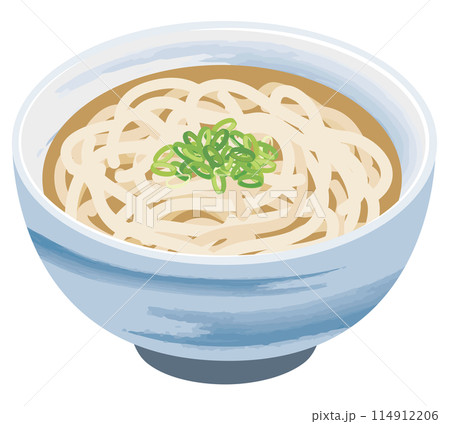 食事_和食_麺類_かけうどん 114912206