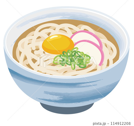 食事_和食_麺類_月見うどん 114912208