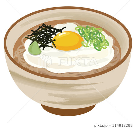 食事_和食_麺類_山かけそば 114912299