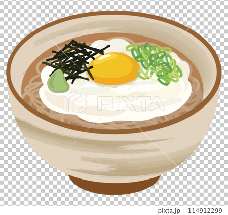 食事_和食_麺類_山かけそば 114912299