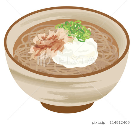 食事_和食_麺類_おろしそば 114912409
