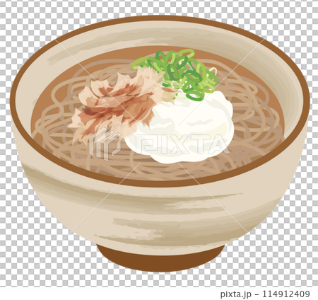 食事_和食_麺類_おろしそば 114912409