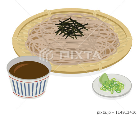 食事_和食_麺類_ざるそば 114912410