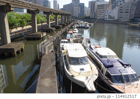 芝浦運河の船舶 芝浦運河の船舶 114912517