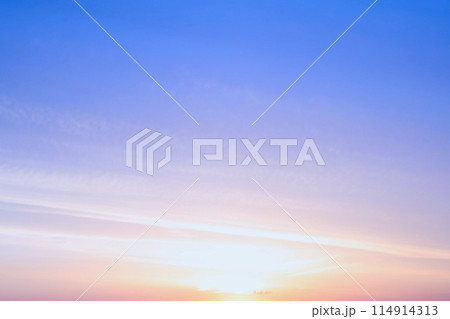 5月下旬の朝日 茨城県日立市 5月下旬の朝日 茨城県日立市 114914313