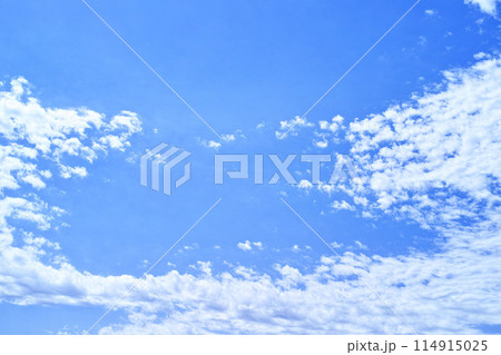 青空と雲イメージ 青空と雲イメージ 114915025