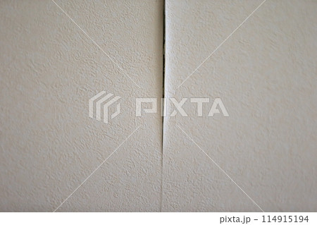 壁紙のジョイント（継ぎ目）の剥がれ 114915194