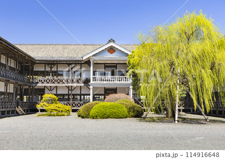 宮城の明治村　旧登米高等尋常小学校 114916648