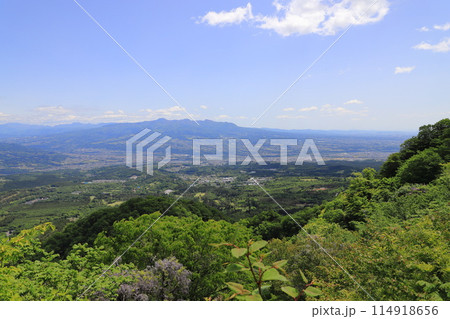 伊香保ロープウェイと展望台からのパノラマ風景 114918656