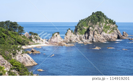 浦富海岸 新緑・初夏のサイクリングイメージ 浦富海岸 新緑・初夏のサイクリングイメージ 114919201