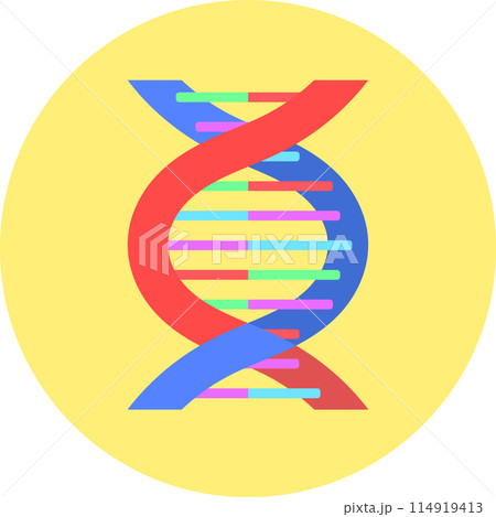 医療用アイコン「遺伝子」 114919413
