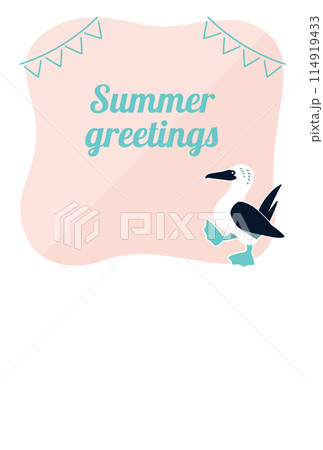 暑中見舞いのテンプレート（英文） 114919433