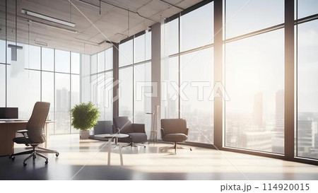 Modern contemporary office and meeting room 114920015