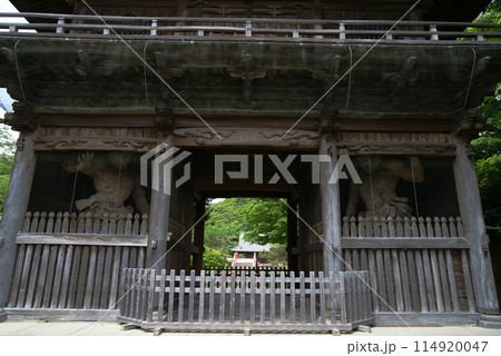 称名寺 仁王門 阿形像 吽形像からの浄土式庭園 称名寺 仁王門 阿形像 吽形像からの浄土式庭園 114920047