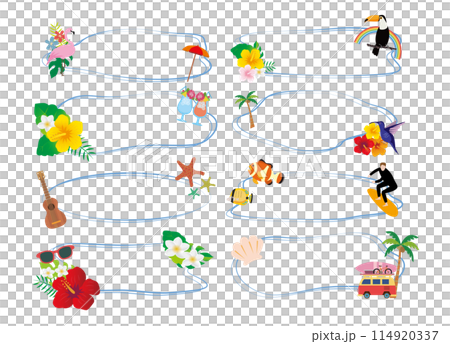 熱帶框架框架集 熱帶框架框架集 114920337