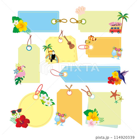 南国風フレーム枠セット 南国風フレーム枠セット 114920339