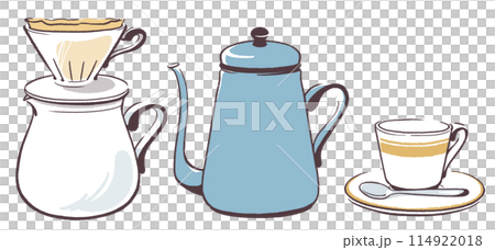 コーヒーのハンドドリップ器具セット コーヒーのハンドドリップ器具セット 114922018