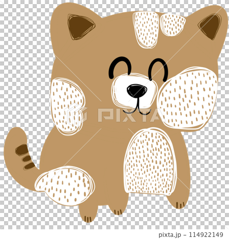 minimalist cute cartoon cat 114922149