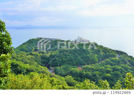 オリーブの島、小豆島・国民宿舎と周辺の眺め 114922669