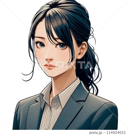 悲しげな女性 悲しげな女性 114924031